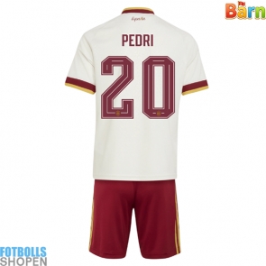 Billiga Spanien Pedri Gonzalez #20 Bortatröja Barn VM 2026 Kortärmad (+ Korta byxor)